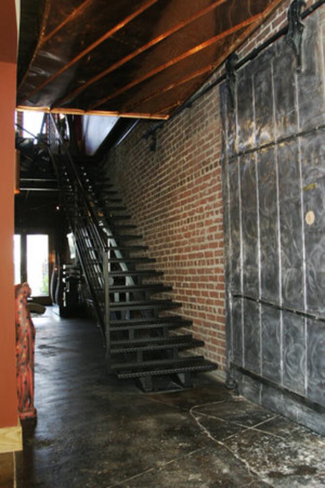 Industrial vibe rules in Castleberry Hill loft