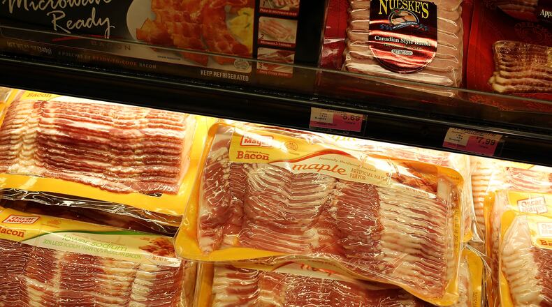 MIAMI, FL - OCTOBER 26: Processed meats are displayed in a grocery store on October 26, 2015 in Miami, Florida. A report released today by the World Health Organisation's International Agency for Research on Cancer announced that eating processed meat can lead to colorectal cancer in humans even as it remains a small chance but rises with the amount consumed. (Photo by Joe Raedle/Getty Images)