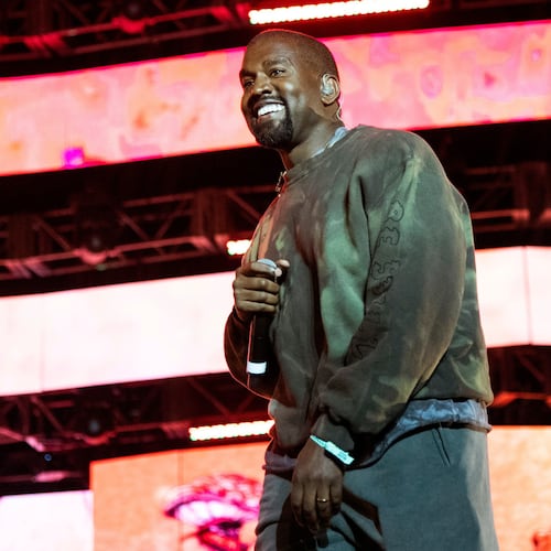 FILE - Kanye West performs at the Coachella Music & Arts Festival on April 20, 2019, in Indio, Calif. (Photo by Amy Harris/Invision/AP, File)