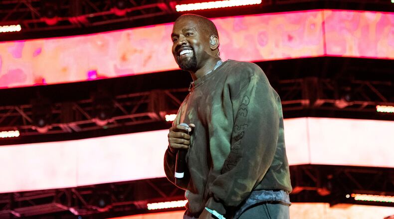 FILE - Kanye West performs at the Coachella Music & Arts Festival on April 20, 2019, in Indio, Calif. (Photo by Amy Harris/Invision/AP, File)