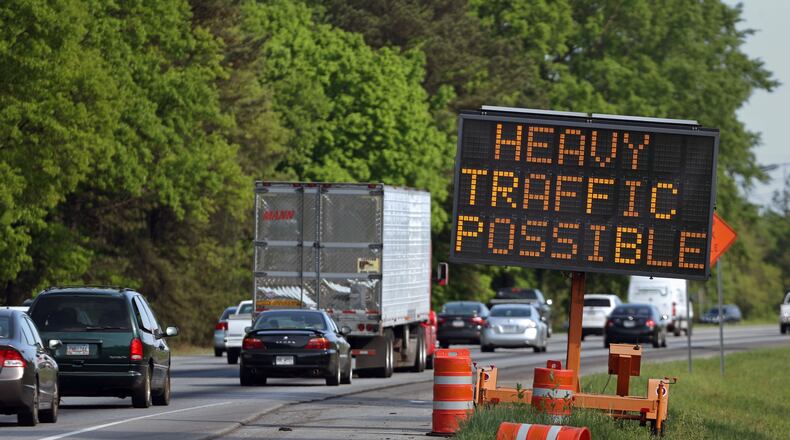 Clayton County residents will discuss detour concerns on the planned widening of Mount Zion Boulevard and Battle Creek Road. JASON GETZ / JGETZ@AJC.COM