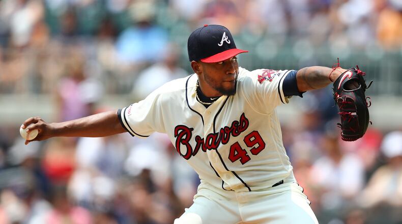Braves pitcher Julio Teheran/