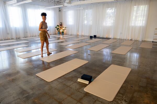 Khetanya Henderson returned to Atlanta in 2021 after careers dancing and performing in New York and Los Angeles. She has been a Pilates instructor for years. (Ben Gray for the AJC)