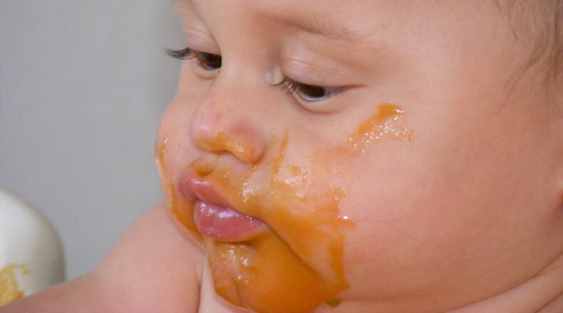 A new congressional report has found 95% of tested baby foods contain toxic chemicals that lower babies’ IQ, including arsenic and lead. (manuere/Morguefile license https://morguefile.com/license/file photo)