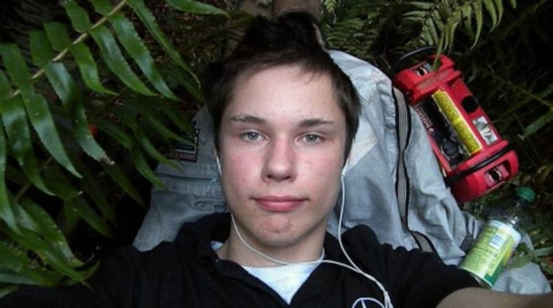 This July 2009 self-portrait provided by the Island County Sheriff's Office shows Colton Harris-Moore. This widely-distributed photograph is perhaps the best known image of the teenage fugitive nicknamed the "Barefoot Bandit."
