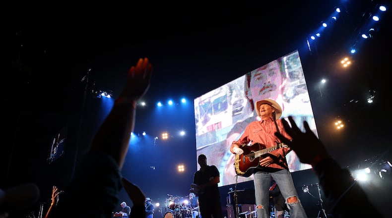 January 28, 2017 - DULUTH -- Alan Jackson performs before a sold out crowd at the Infinite Energy Center in Duluth, Saturday, January 28, 2017. (Akili-Casundria Ramsess/Special to the AJC)