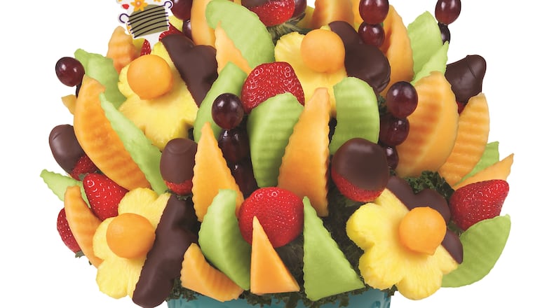 A fruit bouquet from Edible Arrangements. The company said it will open a “second headquarters” in the Atlanta area. SPECIAL