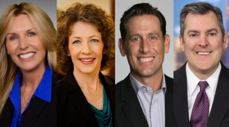 Cox Media Group Atlanta leadership team, from left, Moya Neville, Donna Hall, Mark Medici, Paul Briggs.