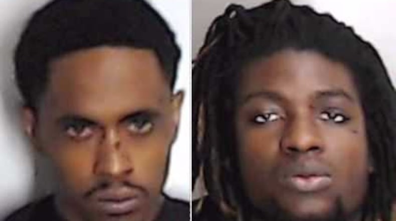 Kryshlar Maxwell, left, and Patrick Croskey