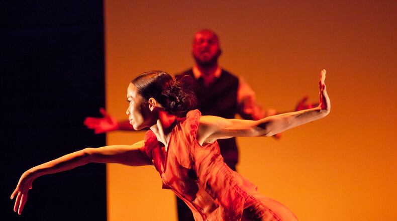 "Home in 7" will be part of Atlanta Ballet's 2015-16 season. Tara Lee and Marc Bamuthi Joseph are shown in the dance that will be part of the March 2016 program, "20/20: Celebrating 20 Years with Artistic Director John McFall." CONTRIBUTED BY KIM KENNEY