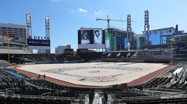 Liberty Media’s Braves tracking stock is tied to the economic performance of the team, SunTrust Park and The Battery Atlanta mixed-use development. (Curtis Compton/ccompton@ajc.com)