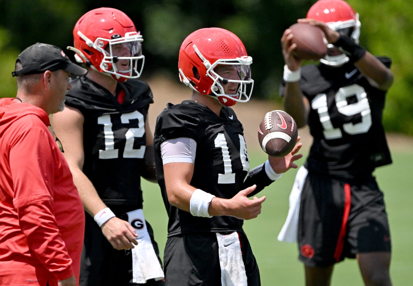 Georgia football practice