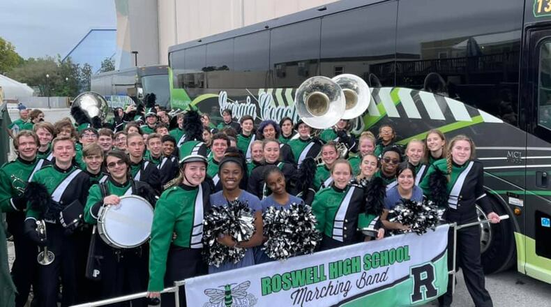 Musicians Acting with Responsibility, Compassion and Hard work (M.A.R.C.H.) is a community event and fundraiser for the Roswell High School Band. (Courtesy Roswell High School Marching Band)