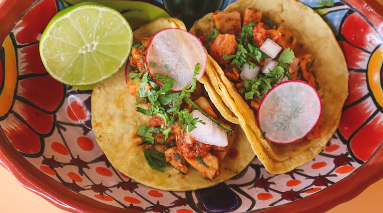 Tacos from the menu of Butaco in Grant Park.