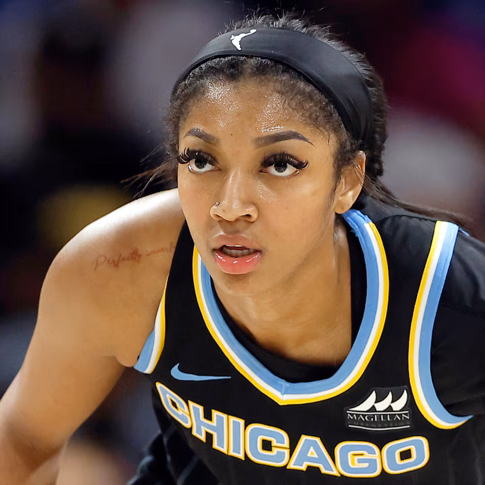 Chicago Sky forward Angel Reese (5) follows the play during a WNBA basketball game against the Dallas Wings, Wednesday, May 15, 2024, in Arlington, Texas. The Atlanta Dream traded for her on Monday. (Brandon Wade/AP File)