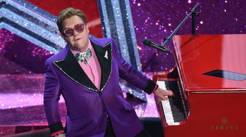 Elton John, shown performing at the 2020 Oscars, is re-releasing his eponymous debut album for its 50th anniversary. (AP Photo/Chris Pizzello, File)