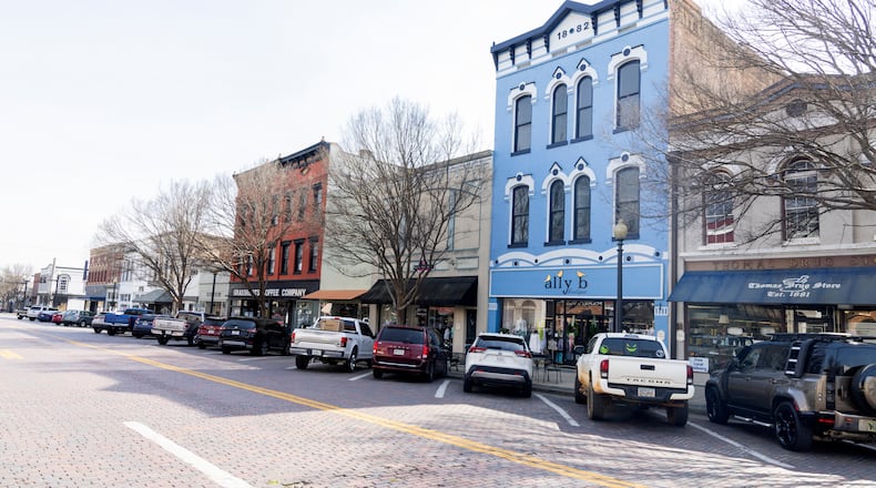 Downtown in Thomasville, a small South Georgia town where the sheriff's office has faced a few recent controversies. (Mark Wallheiser/The New York Times)
