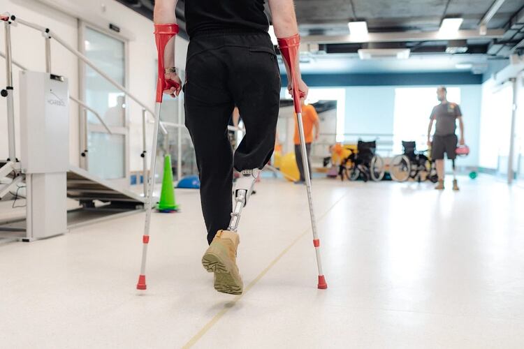 Superhumans Center is an organization providing prosthetics and rehabilitation to Ukrainians who have lost limbs or suffered life-changing injuries because of the war. (Courtesy of Superhumans Center)