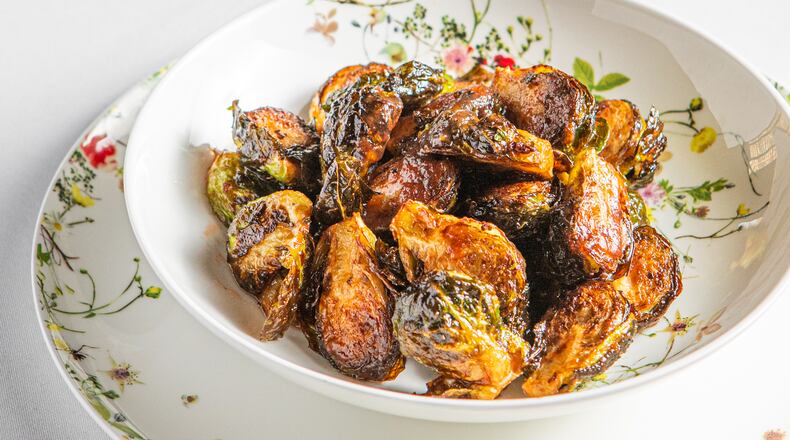 Fia’s Crispy Brussels Sprouts. (Aaliyah Man for the AJC/food styling by Burges Jokhi)