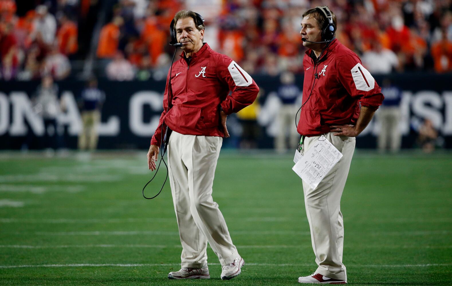 Kirby Smart at NCAA title game