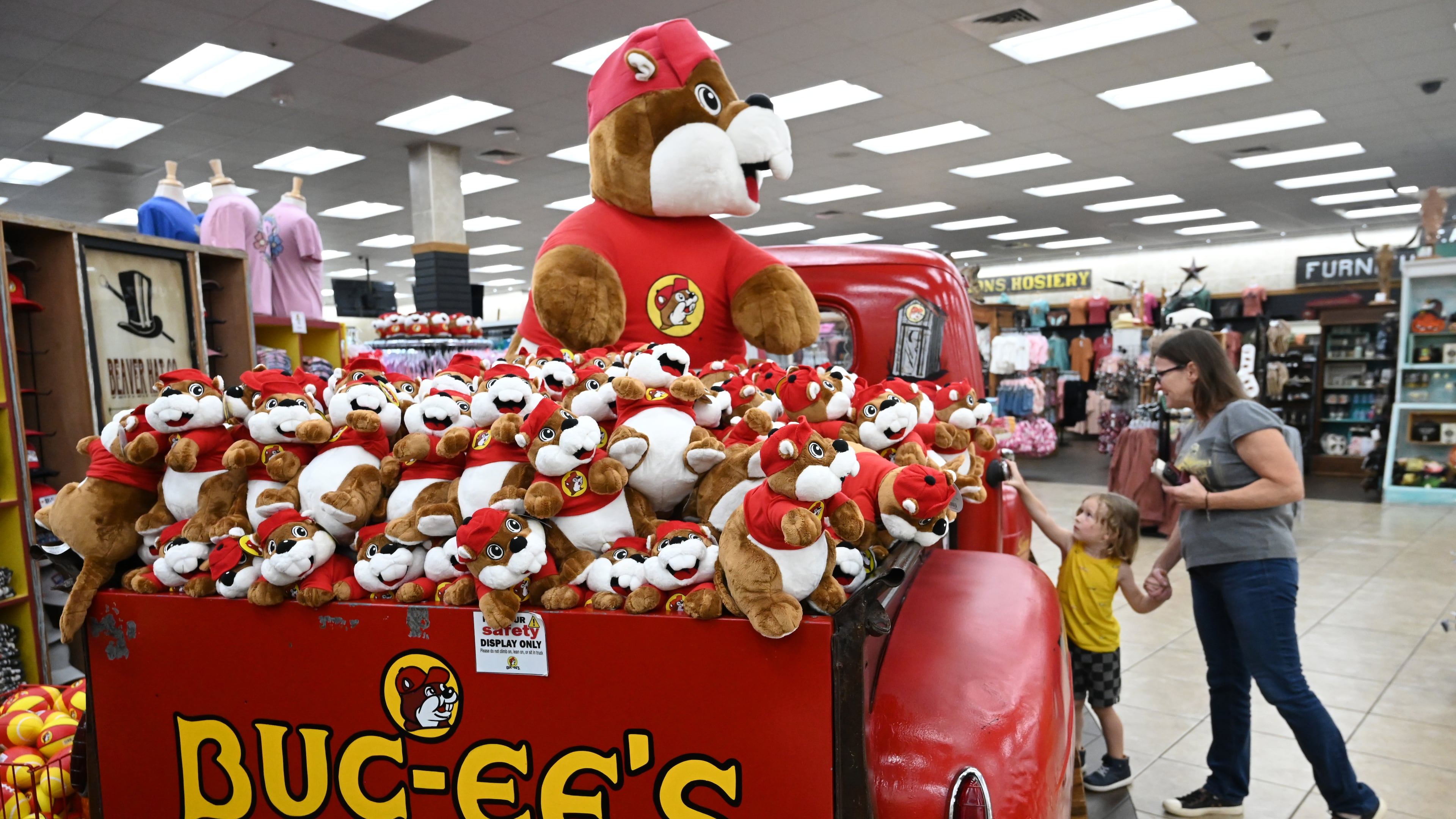 The interior of a Buc-ee's, the Beaver-themed, supersized convenience store chain along U.S. interstate highways, in Warner Robins, Georgia. (Hyosub Shin/AJC)