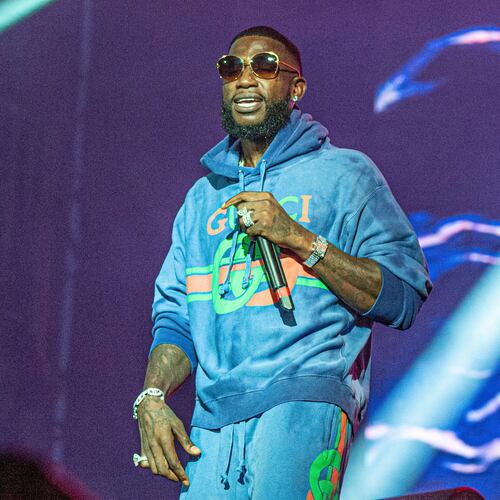 FILE - Gucci Mane performs during the Festival d'ete de Quebec in Quebec City, Canada on July 12, 2019. (Photo by Amy Harris/Invision/AP, File)