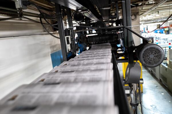 Ah, the smell of freshly-printed papers in the morning. 