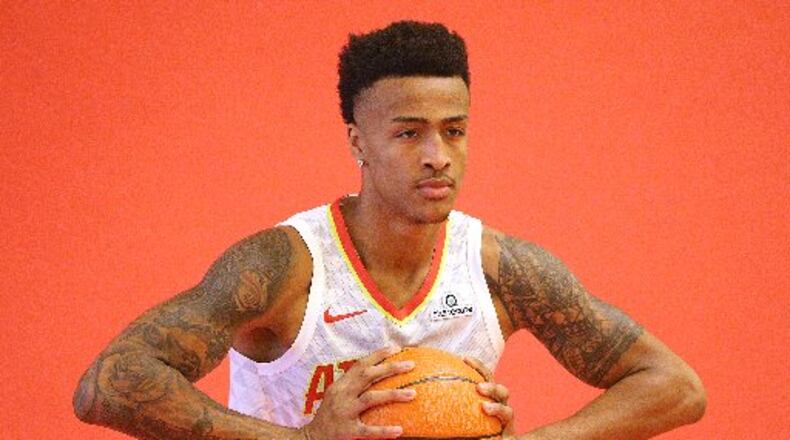 Hawks rookie John Collins (Curtis Compton/ccompton@ajc.com)