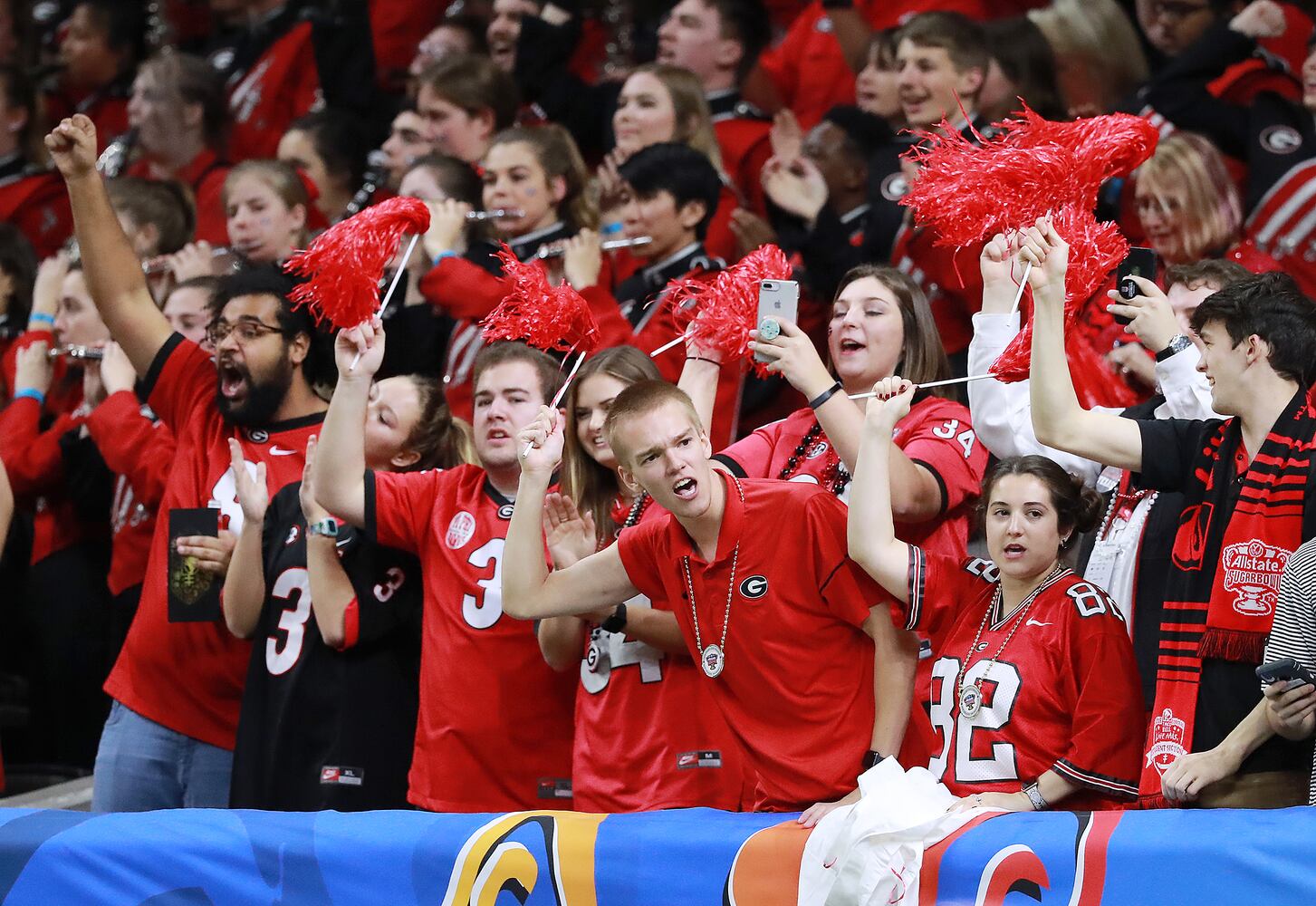 Photos: The scene as Georgia plays Texas in the Sugar Bowl