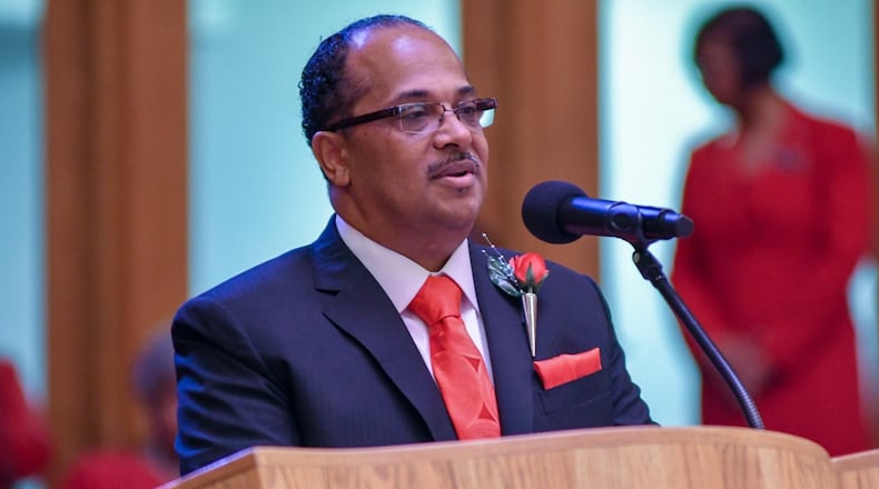 The Rev. Kenneth L. Alexander was honored during a consecration service recently as the new pastor of historic Antioch Baptist Church North in Atlanta. He succeeds his father, the late Rev. Cameron Madison Alexander. CONTRIBUTED