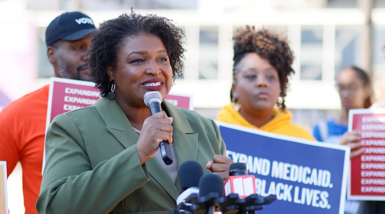 Stacey Abrams, the two-time Democratic candidate for governor, is an advocate for abortion rights.