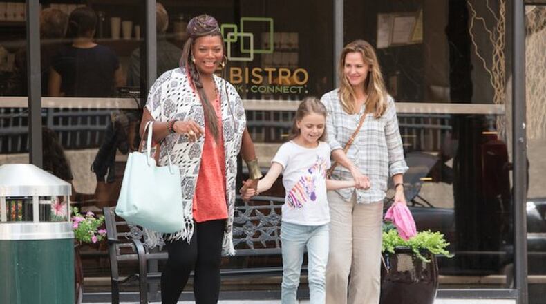 Queen Latifah, Kylie Rogers and Jennifer Garner starred in “Miracles From Heaven.” The Atlanta-filmed movie tells the story of Annabel Beam, who fell headfirst into the trunk of a hollowed-out tree. The girl was miraculously cured of an illness as a result of the fall — and told her mother that while unconscious, she’d seen Jesus, whose eyes “shine like gold glory reflected in the sun.” Columnist Lorraine Murray says that in our lives, our friends shine like the sun. CONTRIBUTED BY SONY PICTURES ENTERTAINMENT