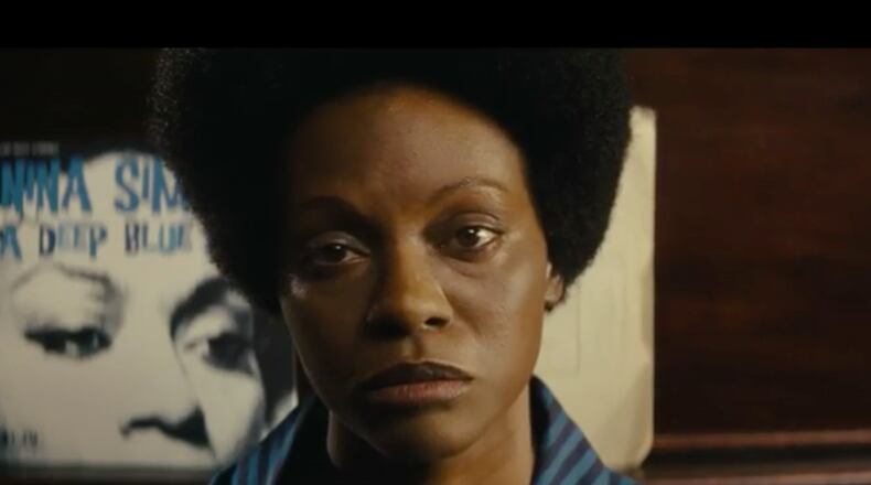 Zoe Saldana as Nina Simone. Image: Ealing Studios Entertainment