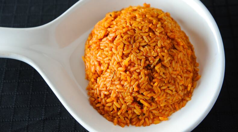 FAD Fine Dining, a Nigerian restaurant in Marietta, serves jollof rice on its menu. (Beckysteinphotography.com)