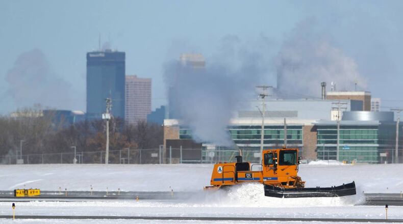 Recent frigid, snowy weather was responsible for a man falling off a cliff in Minneapolis and being stranded by the banks of the Mississippi River.