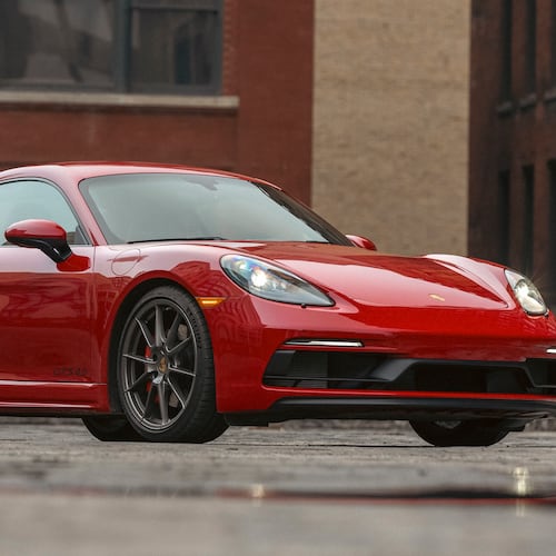 The Porsche 718 Cayman has alternated between four- and six-cylinder models since its 2006 debut. (Courtesy of Porsche)