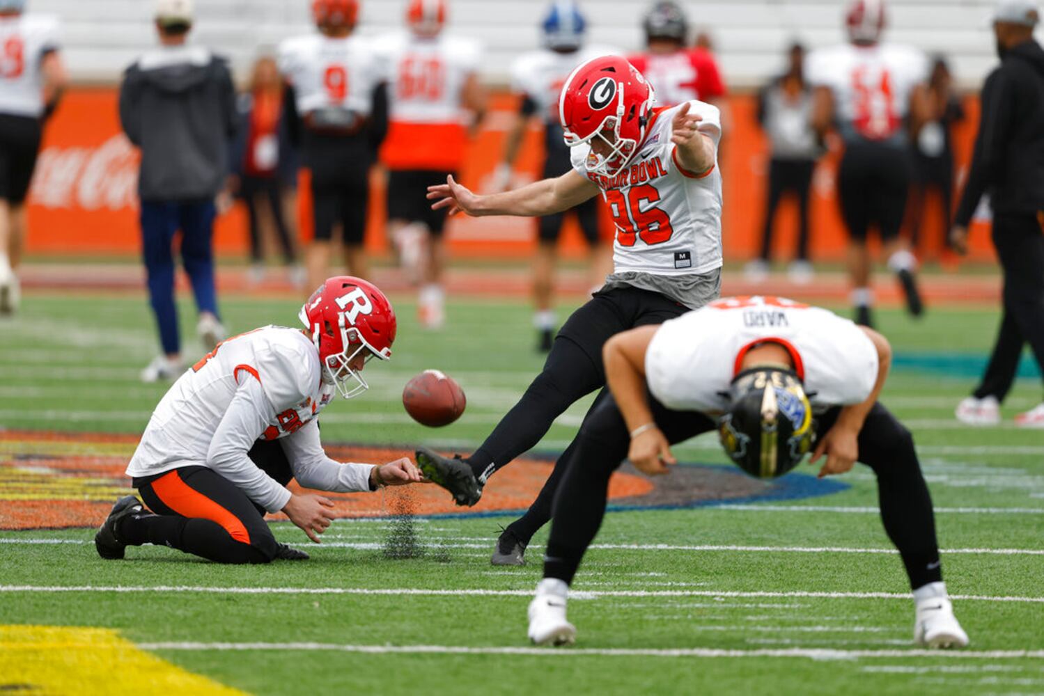Bulldogs at the Senior Bowl