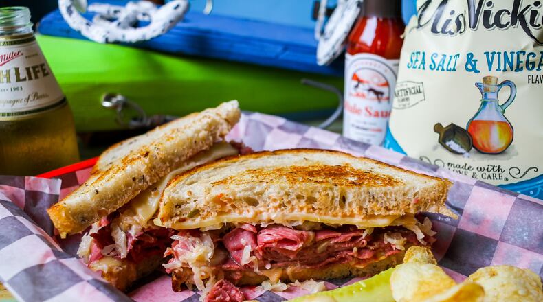 A Reuben is one of the large selection of sandwiches available at Motorboat. (Courtesy of Praim Siribothi)