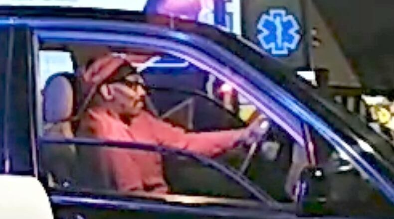 DeKalb County police have arrested a driver accused of hitting a firefighter and fleeing the scene.