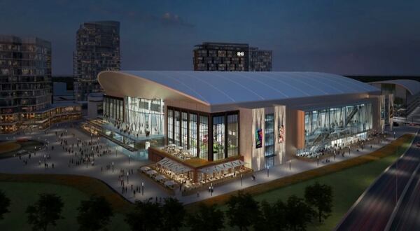 The vision for an "NHL-ready" arena at The Gathering at South Forsyth.