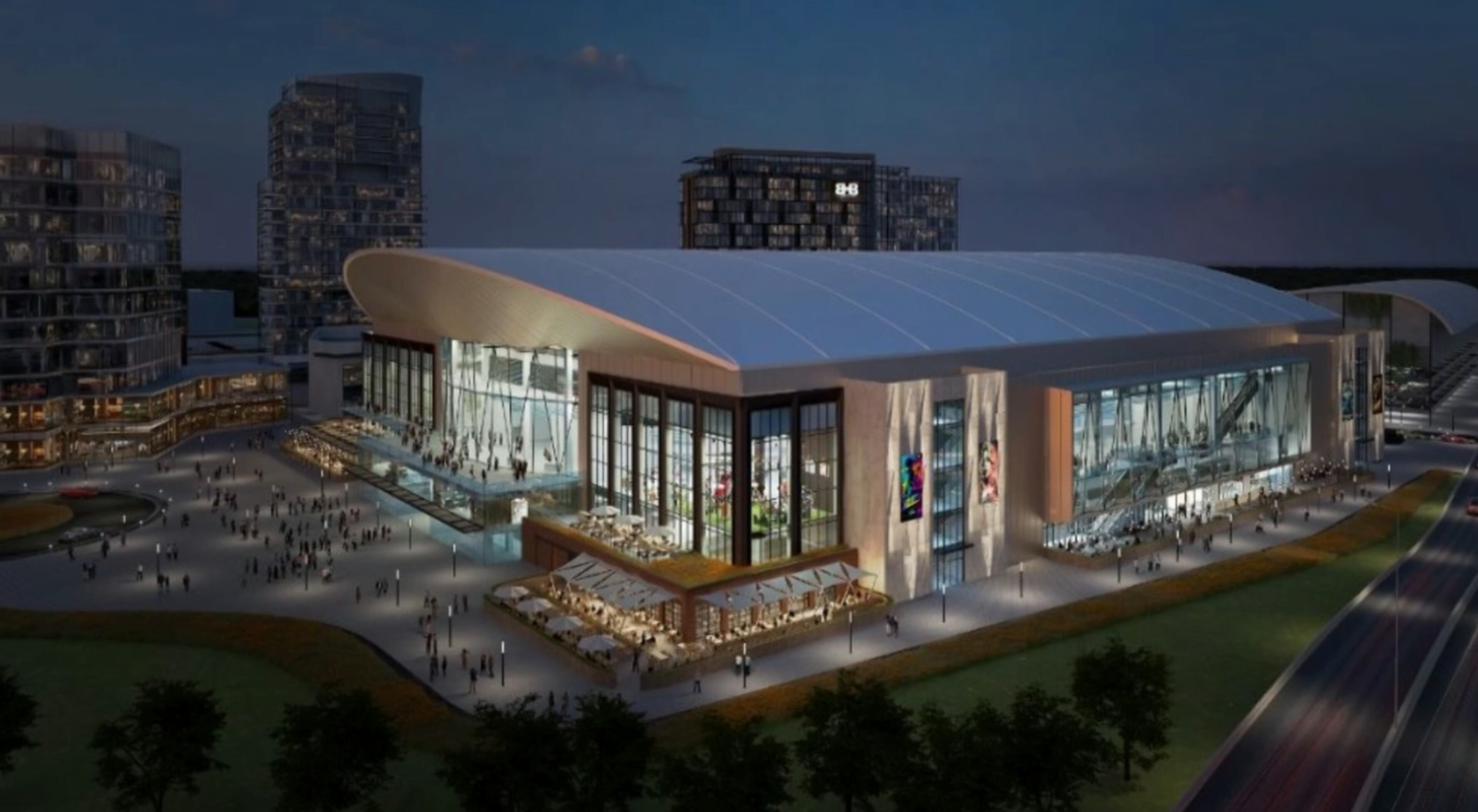 The vision for an "NHL-ready" arena at The Gathering at South Forsyth.