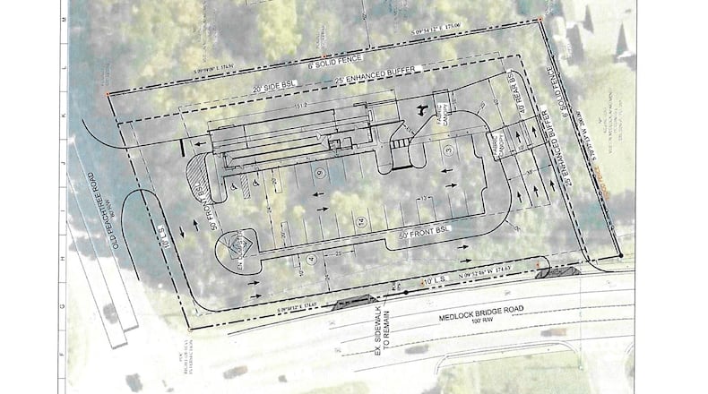 The Peachtree Corners City Council recently decided against a proposed car wash at 3390 Medlock Bridge Road. (Courtesy City of Peachtree Corners)