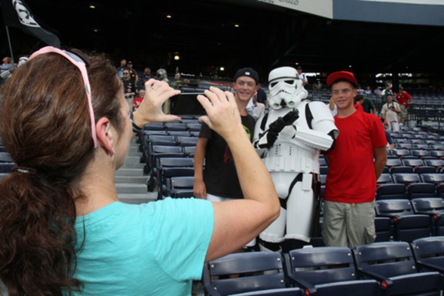 Star Wars night at Turner Field
