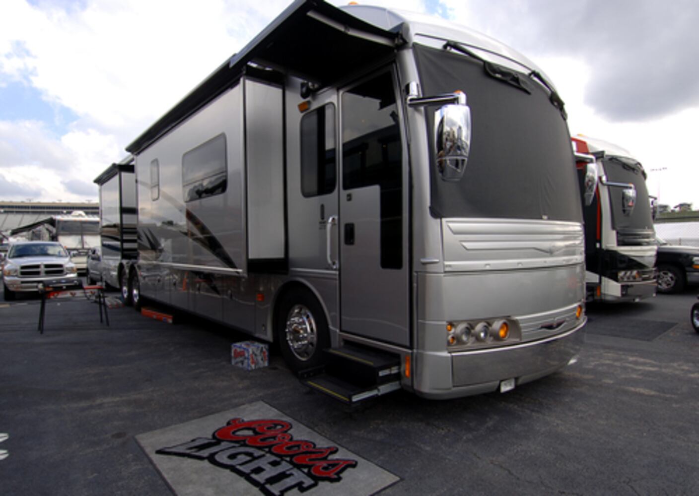 See inside NASCAR's luxury RVs