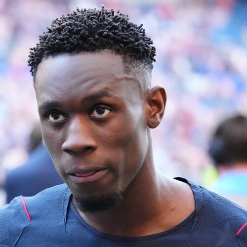 FILE - United States' Folarin Balogun (20) walks off the pitch after losing to Belgium in their World Cup round of 16 soccer match in Seattle, on July 6, 2026. (AP Photo/Ted S. Warren, File)