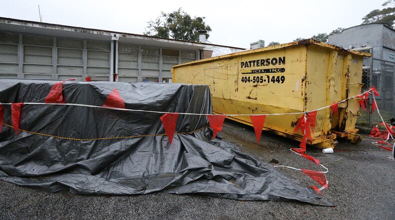Nov 12, 2018 Chamblee: A construction dumpster and covered materials are seen at Dekalb County’s Dresden Elementary School on Monday, Nov. 12, 2018, in Chamblee. Curtis Compton/ccompton@ajc.com
