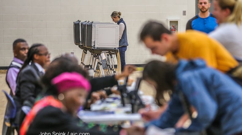 DeKalb County said voting issues did not lead to extended precinct hours.