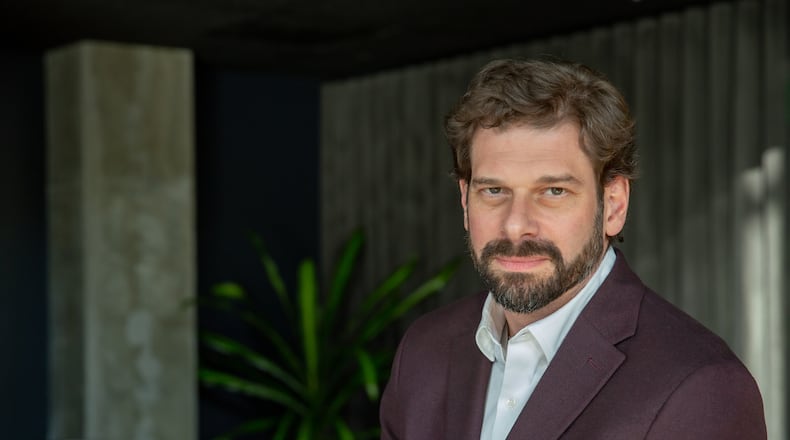 Eytan Davidson is the Anti-Defamation League Southeast regional director. He encouraged Georgians to report antisemitic incidents to law enforcement and his group. His group says the number of reported incidents in the metro area has nearly doubled so far this year versus the total for 2021. (Jenni Girtman for The Atlanta Journal-Constitution)