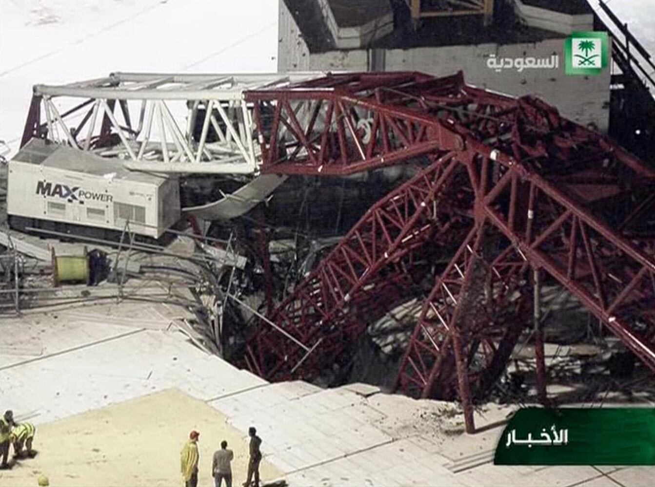 Saudi crane collapse
