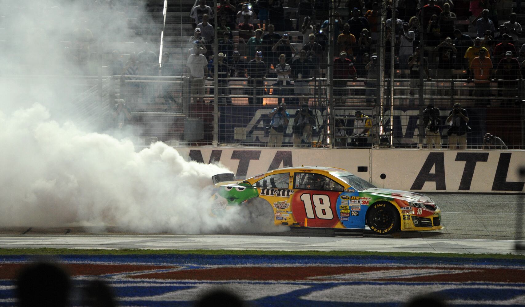 NASCAR under the lights at Atlanta Motor Speedway